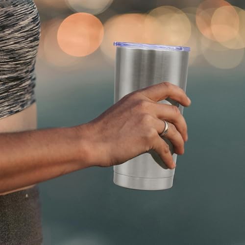 20oz Tumbler Insulated Coffee Tumblers with Lid Stainless Steel SS 1P