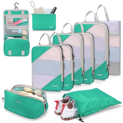 Compression Packing Cubes for Travel (10 Count)