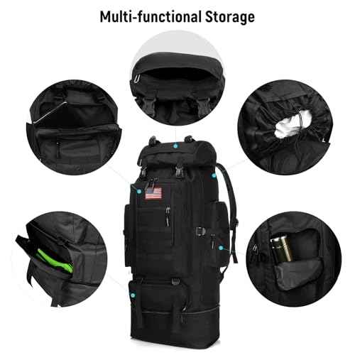 100L Hiking Backpack for Men
