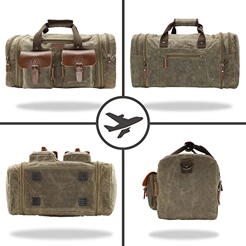 Waxed Canvas Duffle Bag