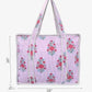 100% Cotton Quilted Tote Bag For Women