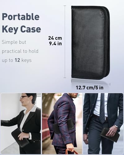 12 Hook Portable Key Organizer