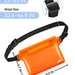2 Pack Waterproof Fanny Pack Pouch Dry Bag for Phone Passport Purse (2 Count)