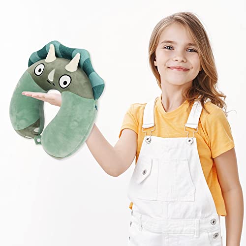 Cartoon Headrest & Neck Pillow for Kids Boys & Girls