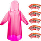 6 & 20 & 50 Pack Disposable Rain Ponchos for Adults (6 Count)