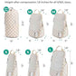 6 Set Compression Packing Cubes for Travel (6 Count)