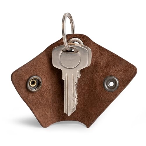Full Grain Leather Wrap Keychain