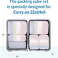 6 Set Compression Packing Cubes for Travel Women Men