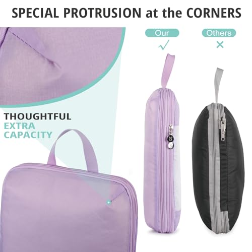 6 Set Space Saving Compression Packing Cubes Lightweight Packing Cube