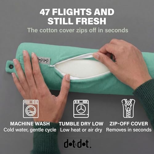 Twist Memory Foam Travel Pillow for Airplanes