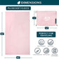 Compact 2-in-1 Travel Blanket Pillow for Airplane Flight, Pink