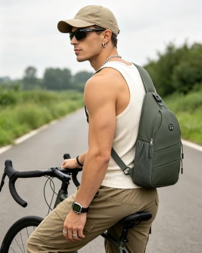 Crossbody Bags for Women Men Trendy Sling Bag Backpack Chest Bag