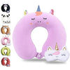 Cartoon Headrest & Neck Pillow for Kids Boys & Girls