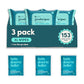 Flushable Wipes (153 Count)