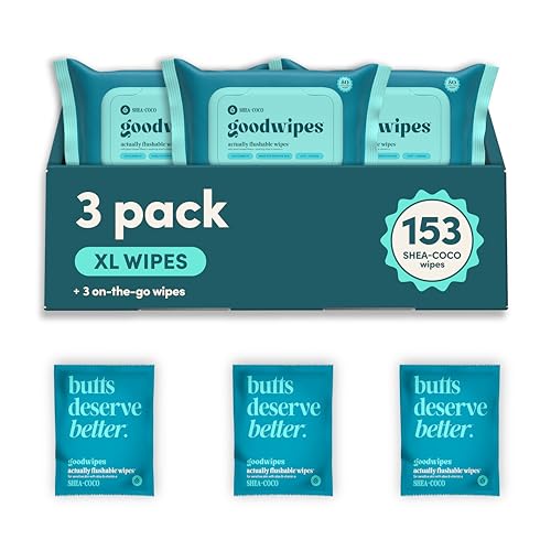 Flushable Wipes (153 Count)
