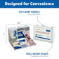 9302-25M 25-Person Contractor's First Aid Kit for Home Renovation, Job Sites, and Construction Vehicles, 178 Pieces, White
