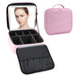 Travel Makeup Bag with LED Mirror Travel Makeup Organizer with 3 Lighted Settings
