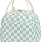 Lunch Bag for Women Men Cute Corduroy Lunch Tote Bags Reusable Insulated Lunch Box Large Capacity Reusable Insulated Cooler for Work Picnic or Travel