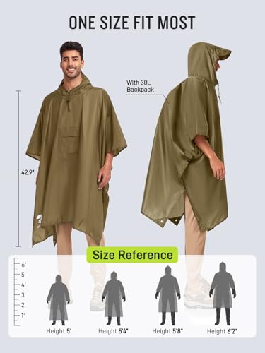 Double Layer Rain Poncho
