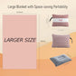 Large Soft Travel Blanket and Inflatable Pillow Set