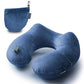 Inflatable Travel Neck Pillow for Airplane to Relieve Neck Pain