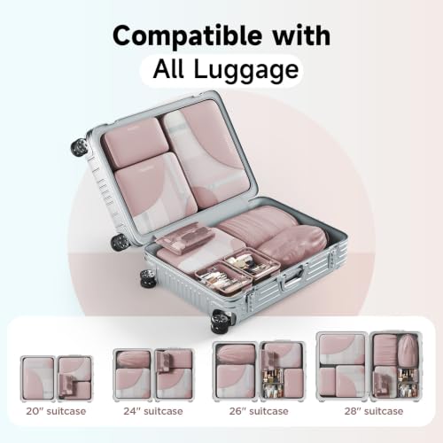 9 Set Packing Cubes for Travel (9 Count)