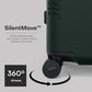 Checked Expandable Suitcase