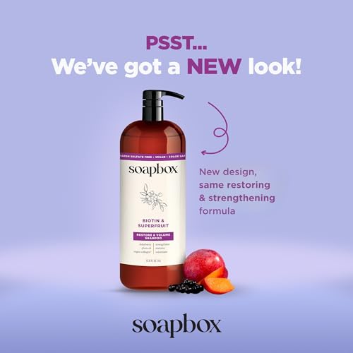 Biotin & Super Fruit Shampoo for Volume (33.8 Fl Oz)