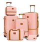 Luggage Set 3 Piece Suitcase Sets with Spinner Wheel (6 Count)