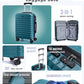 Luggage Sets 3 Pcs Suitcase with Wheels (3 Count)