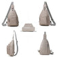 10L Crossbody Sling Bag for Women Men Anti Theft Cross Body Fanny Pack Belt Bag Purse Gifts for Women Faux Leather