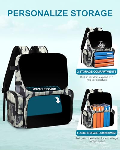 Fishing Backpack with Rod Holders