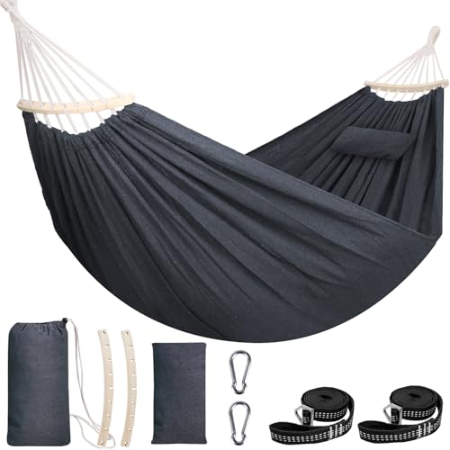 Cotton Blended Hammock for Stand 9.8ft x 4.9ft Holds Up to 660lbs