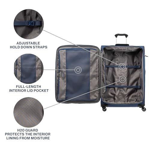 Tourlite Softside 29" Expandable Luggage with 4 Spinner Wheels