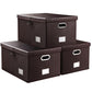 Collapsible Storage Box with Lid [3