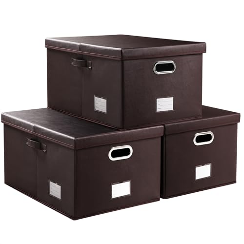 Collapsible Storage Box with Lid [3