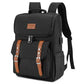 Vintage Backpack Travel Laptop Backpack with usb Charging Port for Women & Men College Backpack Fits 15.6 Inch Laptop Black Brown