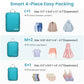 Compression Packing Cubes for Travel (4 Count)