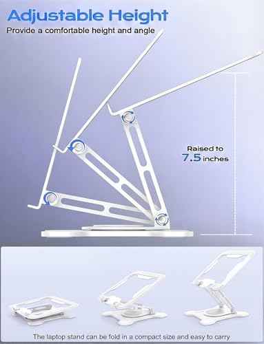 360° Rotating Laptop Stand for Desk