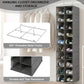 20 Sections Hanging Shoe Organizer for Closet