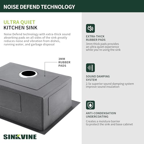 25-Inch Drop-In Kitchen Sink Stainless Steel Top Mount Single Bowl