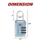 TSA Accepted Luggage Travel Lock (2 Count)