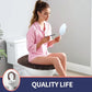 Microfiber Elongated Toilet Seat Cover 19.5"x 15" Machine Washable