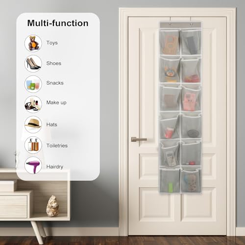 Over the Door 12 Pocket Hanging Shoe Organizer