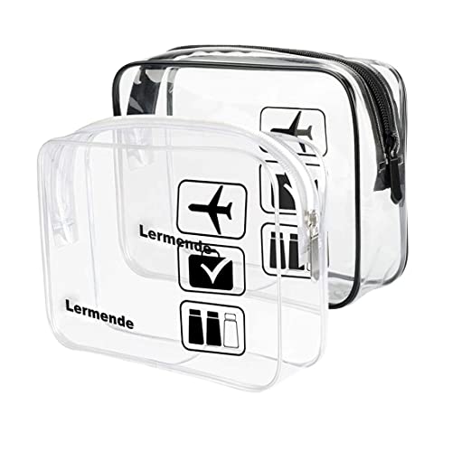 Clear Toiletry Bag TSA Approved Quart Size Travel Carry On