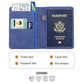 Premium Leather Passport Holder Covers Case