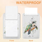 Abstract Colorful Sea Turtle 3 PCS PU Leather Luggage Tags for Suitcase (3 Count)