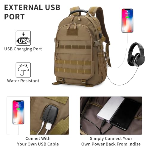 Military Tactical Backpack 40L Large Army 3 Day Assault Pack Molle Bag Backpacks WR Hunting Rucksack Assault Pack