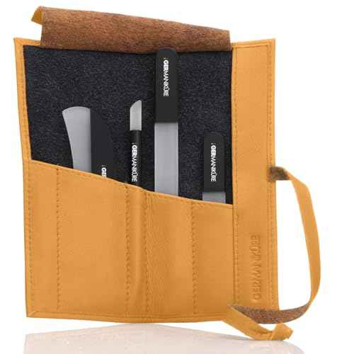 Czech Black Crystal Glass Nail File Set