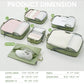 6 Set Ultralight Compression Packing Cubes Packing Organizer for Travel Accessories Luggage Suitcase Backpack